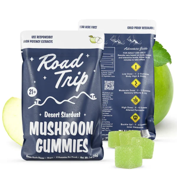 Desert Stardust Mushroom Gummies - Green Apple